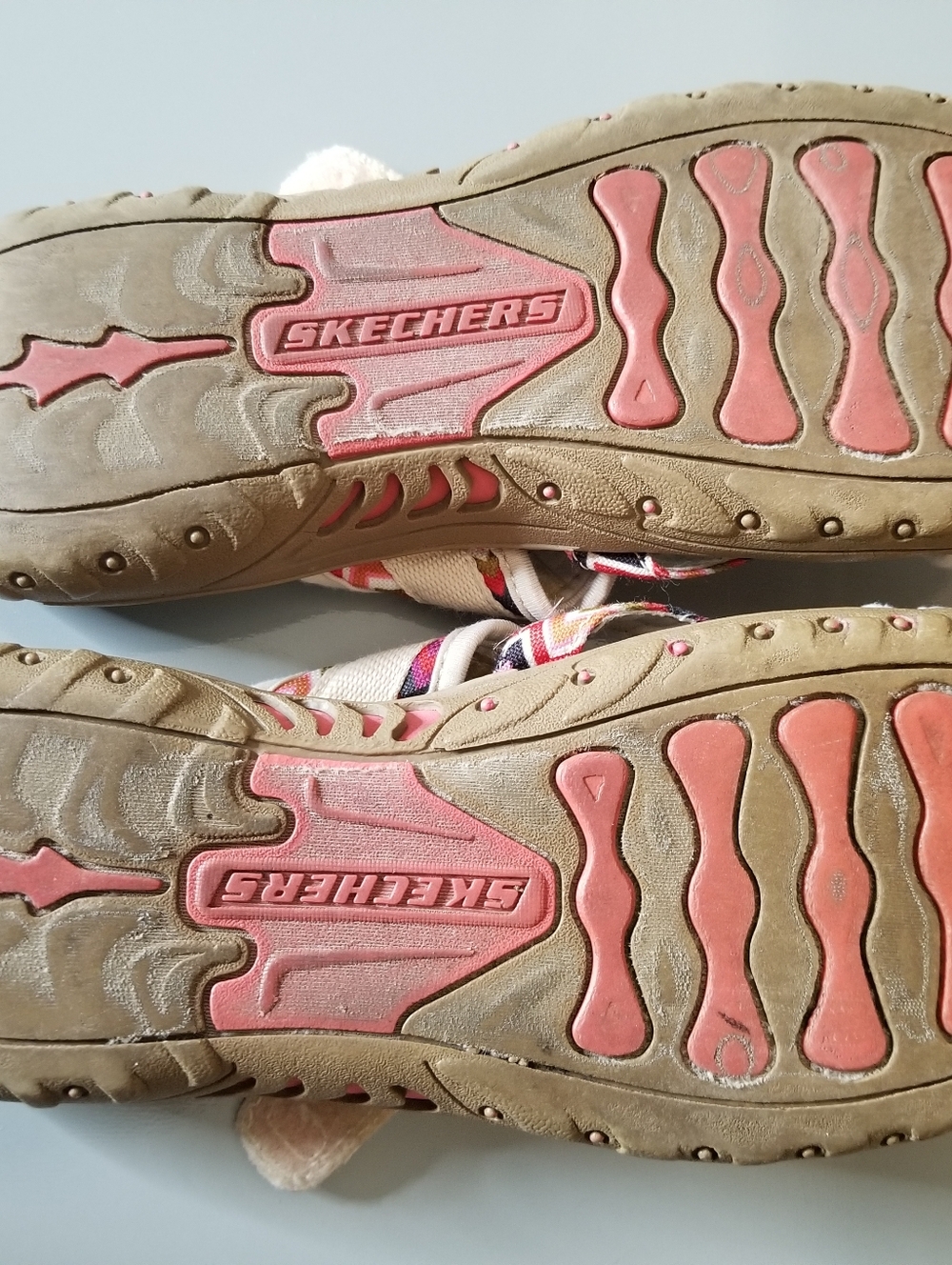 Skechers Outdoor Lifestyle Southwestern Boho Cream Red Toe Strap Sandal Sz 8/8.5 - Picture 10 of 10
